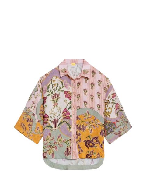 Agua By Agua Bendita Chrissy Aura Sprinted shirt - Neutrals