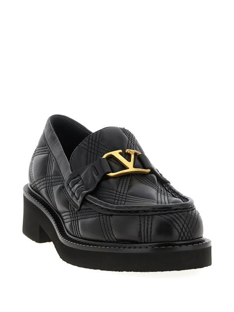 Valentino Garavani VLogo Signature quilted loafers - Black - zdjęcie produktu nr 2