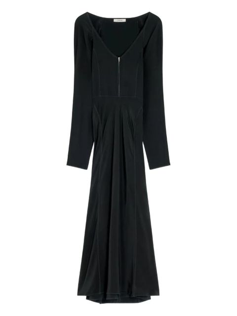 LEMAIRE bias-cut raglan-sleeve midi dress - Black - zdjęcie produktu nr 1