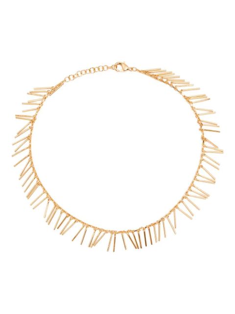 Jil Sander needle-detail necklace - Gold - zdjęcie produktu nr 1