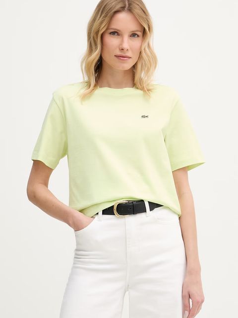 Lacoste T-shirt damski bawełniany - zdjęcie produktu nr 1