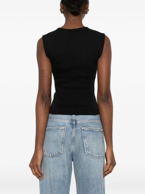 Axel Arigato ribbed knit top - Black