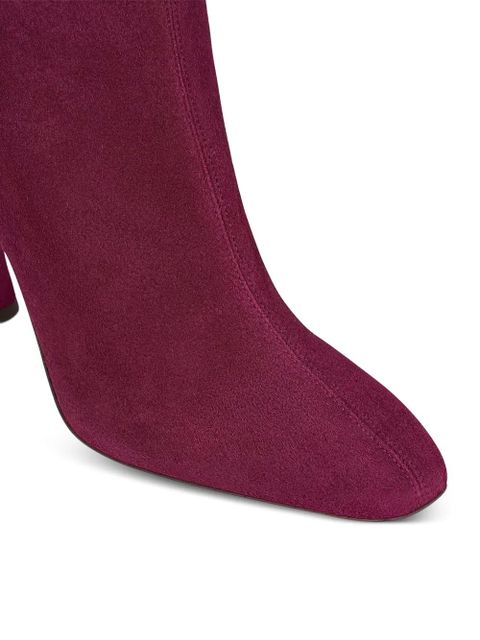 Aquazzura 95mm Amore zip-fastening heeled boots - Purple - zdjęcie produktu nr 2