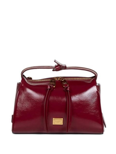 Dolce & Gabbana knotted leather zipped tote bag - Red - zdjęcie produktu nr 1