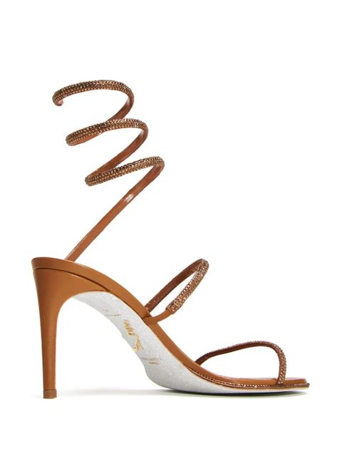René Caovilla 80mm Cleo sandals - Brown