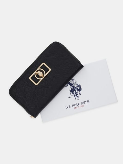 U.S. Polo Assn. portfel Jones damski kolor czarny BEUJ88678WVP