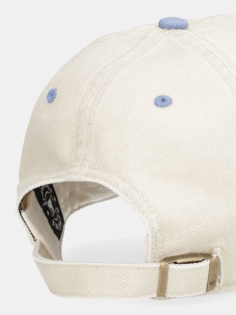 47 brand czapka z daszkiem bawełniana MLB New York Yankees kolor beżowy B-BRKTL17DHS-K0