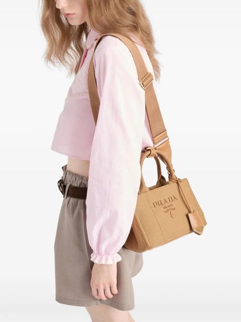 Prada Jardinière mini bag - Brown - zdjęcie produktu nr 2