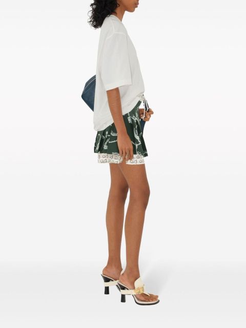 Burberry logo-appliqué cotton T-shirt - White