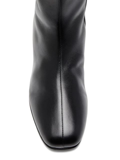 Valentino Garavani VLogo Signature leather boots - Black