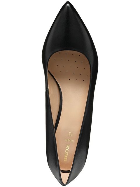 Geox szpilki skórzane D KLEOPY kolor czarny D55YBA 000TU C9999