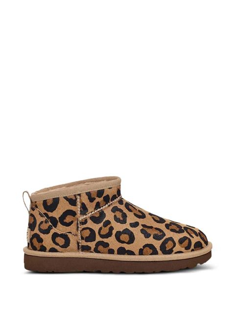 UGG leopard-print ankle boots - Neutrals - zdjęcie produktu nr 1