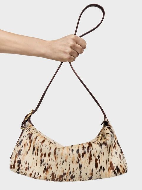 Tous torebka skórzana FOLD kolor beżowy 2002306743