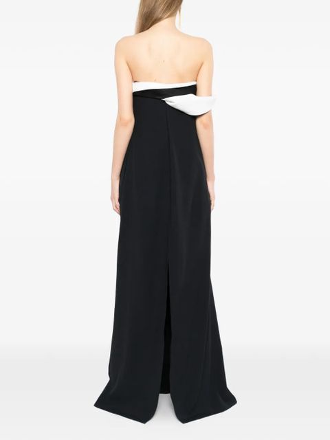 TOM FORD twisted maxi dress - Black