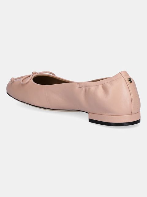 BOSS baleriny skórzane Luara