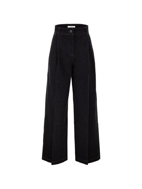 Max Mara five-pockets wide-leg jeans - Black - zdjęcie produktu nr 1