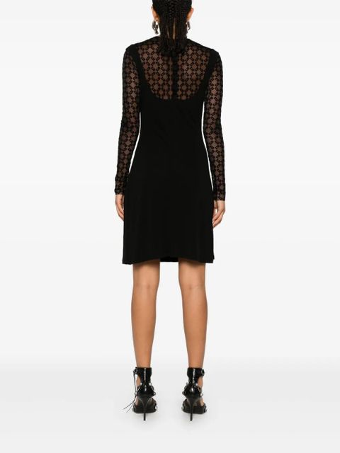 Givenchy 4G flocked midi dress - Black