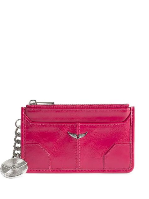 Zadig&Voltaire Sunny patent charm card holder - Pink - zdjęcie produktu nr 1