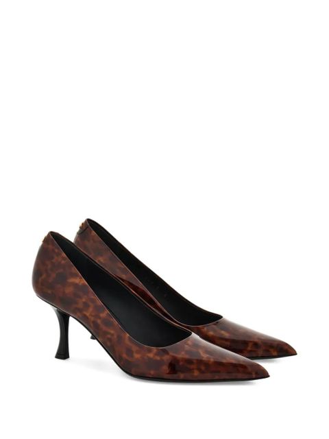 Ferragamo 70mm tortoiseshell pumps - Brown - zdjęcie produktu nr 2
