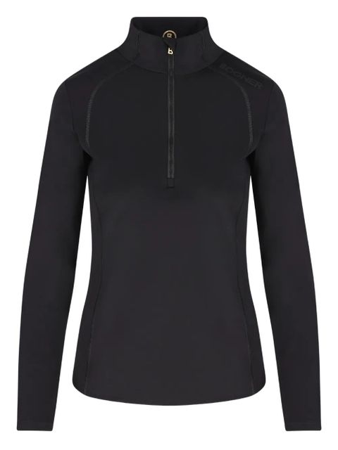 BOGNER high-neck zip-up top - Black - zdjęcie produktu nr 1