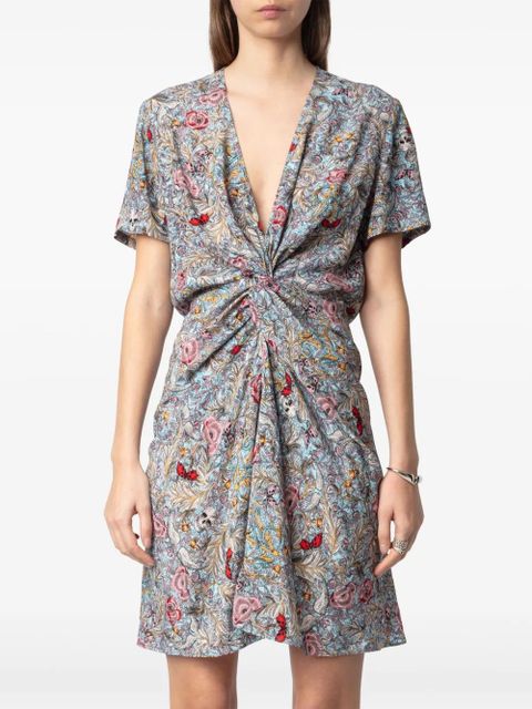 Zadig&Voltaire Rozom mini dress - Blue