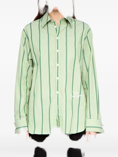 Zadig&Voltaire Morning striped shirt - Green