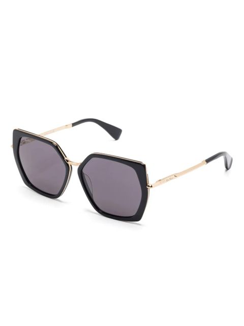 Max Mara Eyewear oversize square-frame sunglasses - Black - zdjęcie produktu nr 2