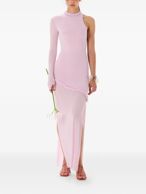 MANURÍ Candy one-sleeve braided-detail maxi dress - Pink - zdjęcie produktu nr 2