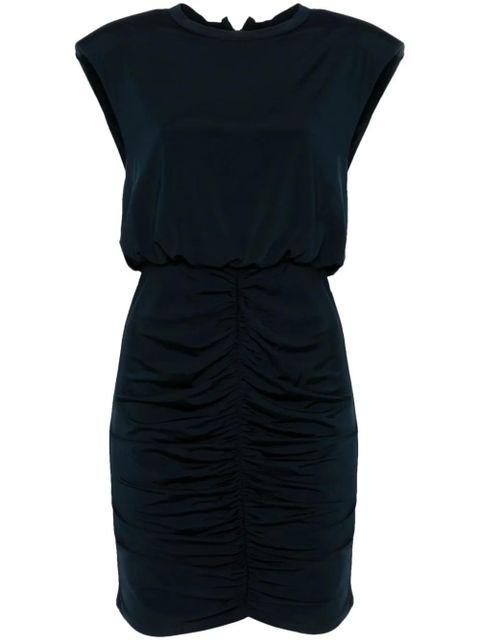 ROTATE BIRGER CHRISTENSEN slinky ruched mini dress - Blue - zdjęcie produktu nr 1