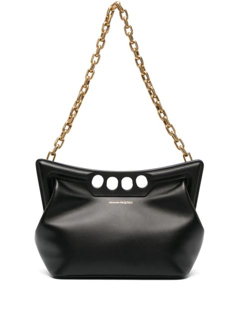 Alexander McQueen small The Peak shoulder bag - Black - zdjęcie produktu nr 1