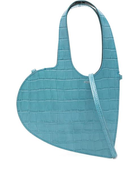 Coperni mini heart-shape tote bag - Blue