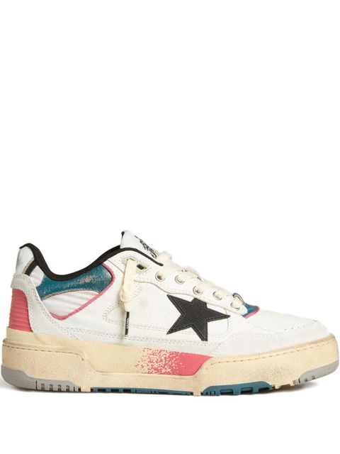 Golden Goose leather lace-up low-top sneakers - Neutrals