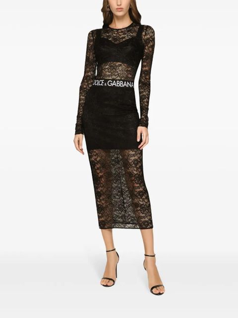 Dolce & Gabbana lace top - Black - zdjęcie produktu nr 2