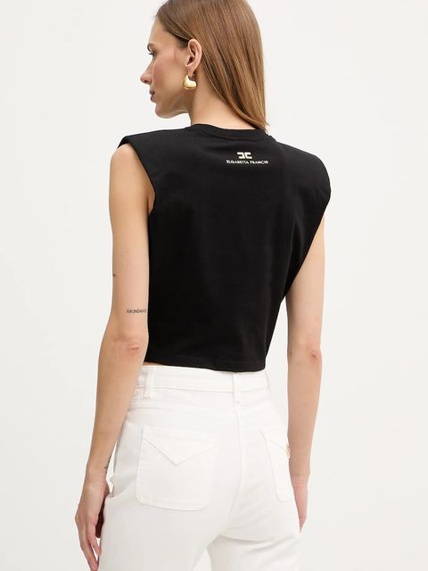 Elisabetta Franchi bluzka bawełniana - zdjęcie produktu nr 2