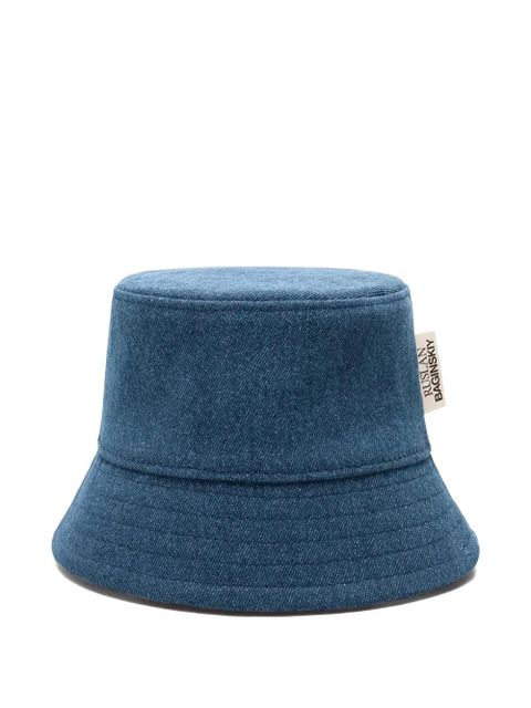 Ruslan Baginskiy logo-patch bucket hat - Blue - zdjęcie produktu nr 2