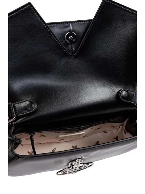 Vivienne Westwood Orb-print shoulder bag - Black