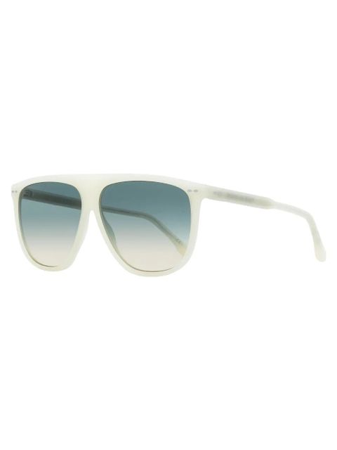 Isabel Marant Eyewear logo-print sunglasses - Neutrals - zdjęcie produktu nr 2