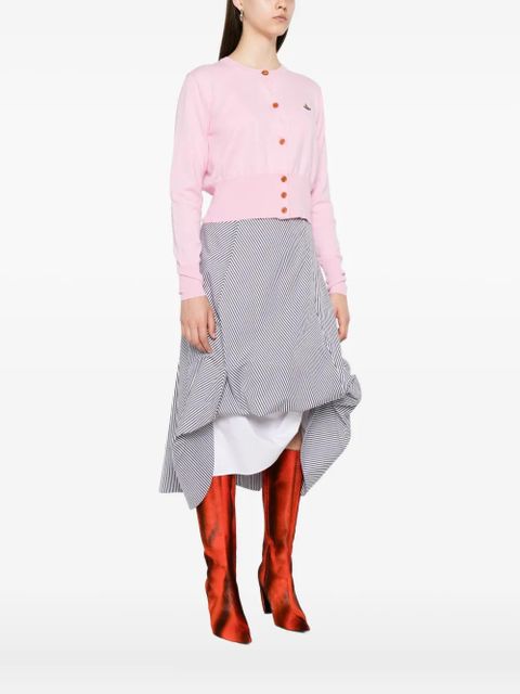 Vivienne Westwood Bea orb-embellished button cardigan - Pink