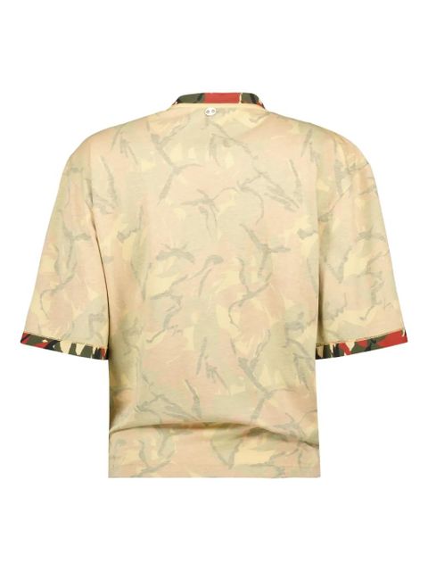 Rabanne camouflage-print T-shirt - Neutrals - zdjęcie produktu nr 2