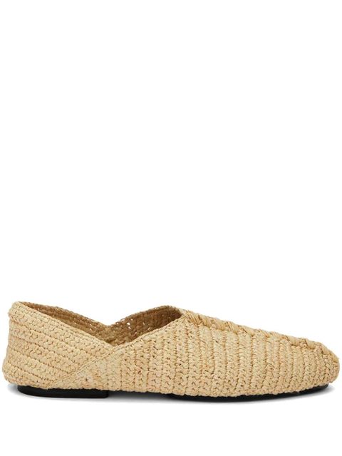 Jil Sander interwoven slippers - Neutrals - zdjęcie produktu nr 1