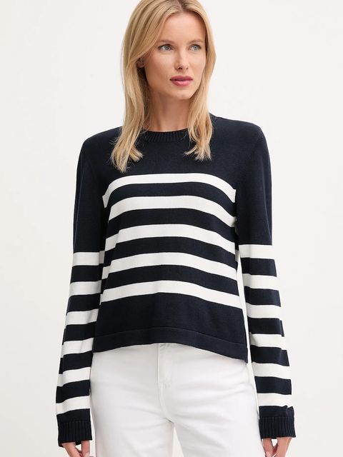 Barbour sweter DEMI damski kolor granatowy lekki LKN1669 - zdjęcie produktu nr 1