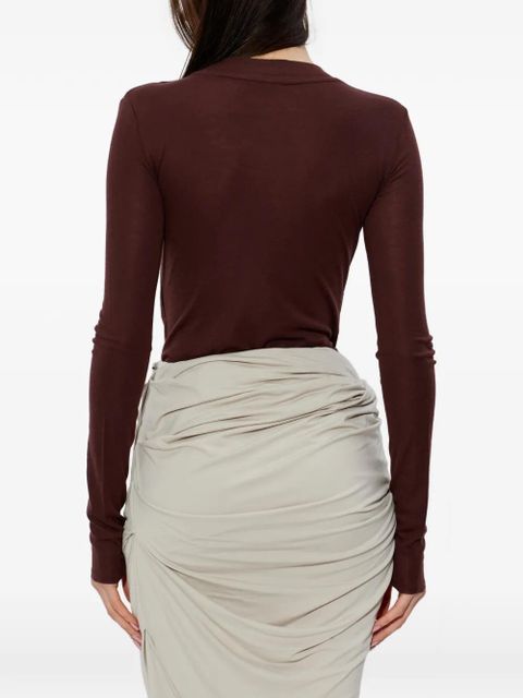 ENTIRE STUDIOS long-sleeve body - Brown