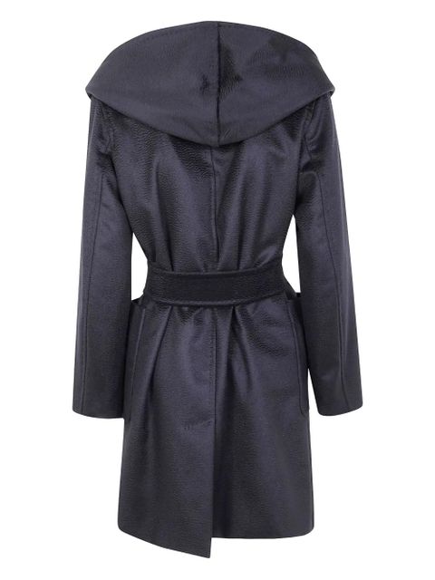 Max Mara hooded belted coat - Black - zdjęcie produktu nr 2