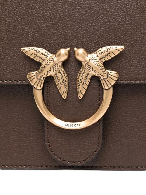 PINKO Love Birds tote bag - Brown