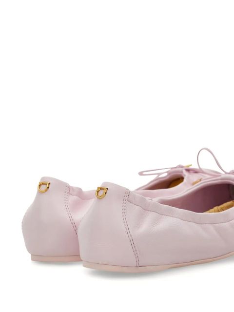 Ferragamo bow-detailing ballerina shoes - Pink - zdjęcie produktu nr 2