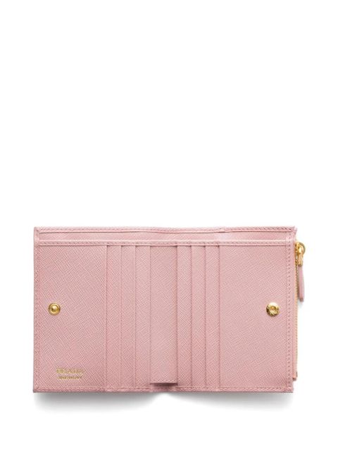 Prada small Saffiano leather wallet - Pink