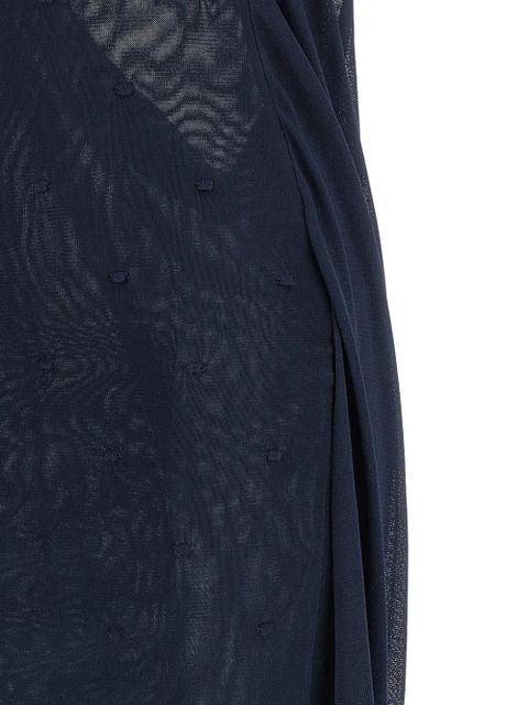 Jacquemus side- slit dress - Blue