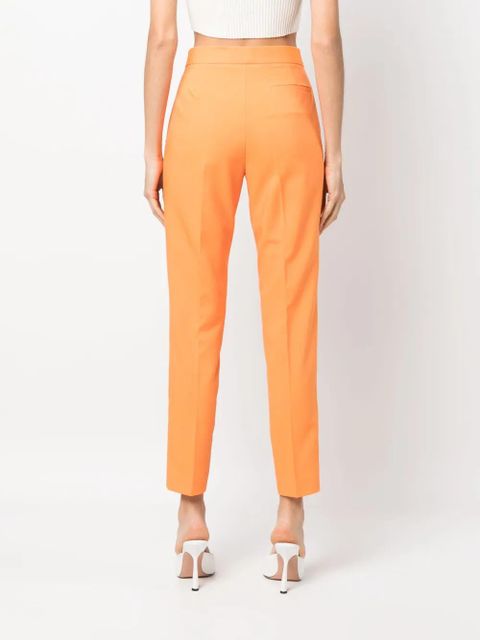TWINSET high-waisted cigarette trousers - Orange