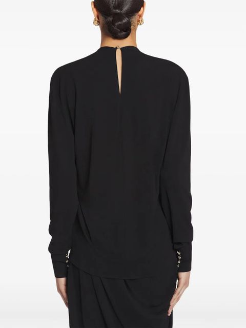 Lanvin cut-out blouse - Black