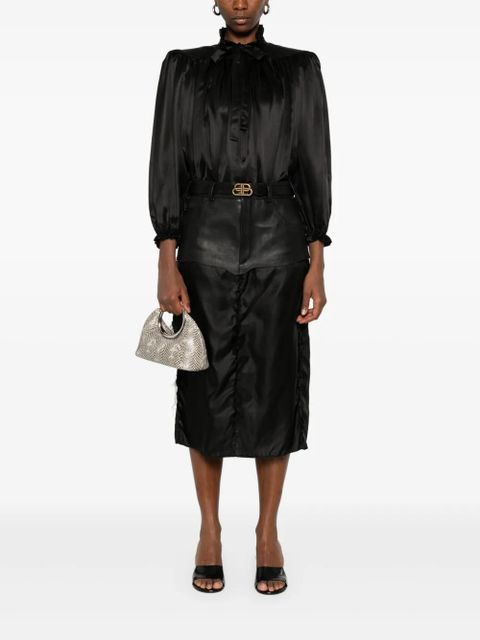 Balenciaga satin shirt - Black